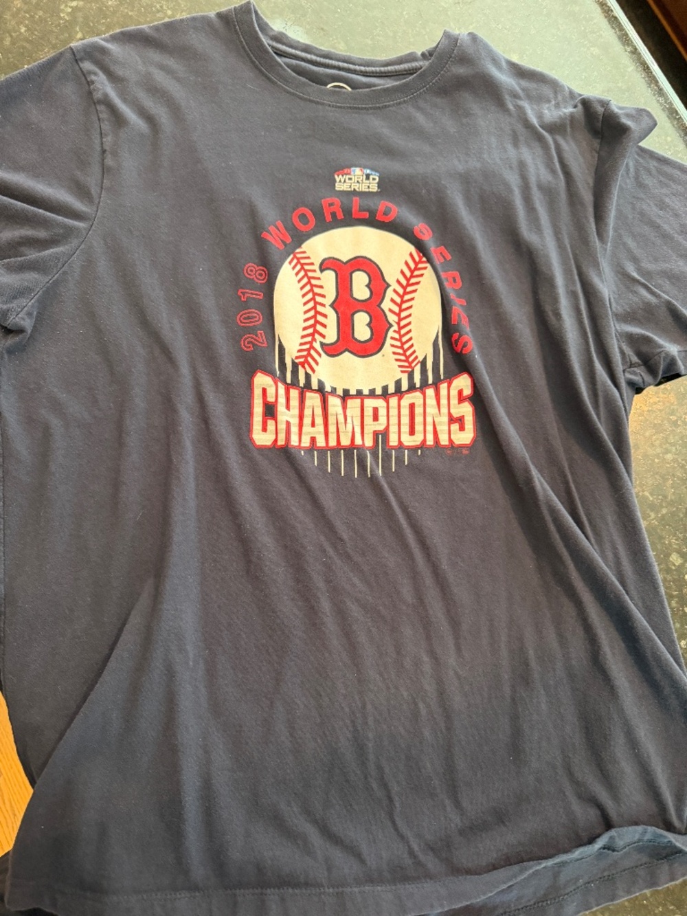 Boston Red Sox 2018 World Series Champs navy tee